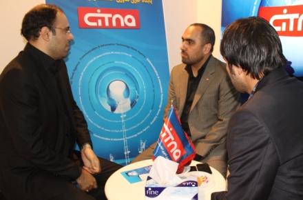 بازدید مدیرعامل رایتل از غرفه‎ی سیتنا در نمایشگاه تلکام+ تصاویر