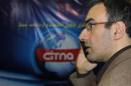 بازدید "پدرام پاک آیین" از غرفه‎ سیتنا در نمایشگاه مطبوعات