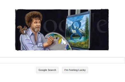 تغییر لوگوی گوگل به مناسبت زادروز «باب راس» + عکس