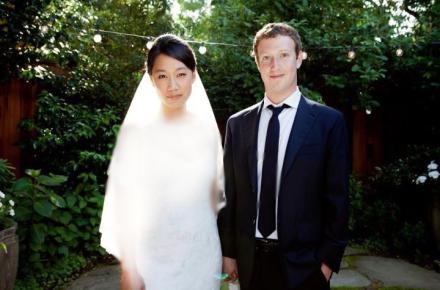 عروسی ساده و غیرمنتظره‎ی مالک فیس‎بوک + تصویر