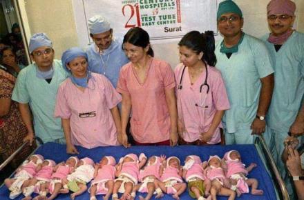 تعابیر جالب وب‌نویسان از زایمان 11 قولویی زن هندی! + عکس