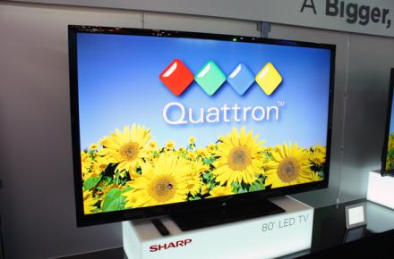 تلویزیون‌های کواترون صفحه بزرگ شارپ؛ تلفیق فناوری و زیبایی + تصاویر