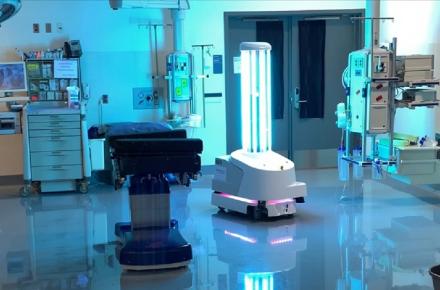 استفاده از نور فرابنفش جهت ضدعفونی بیمارستان‌های کرونایی