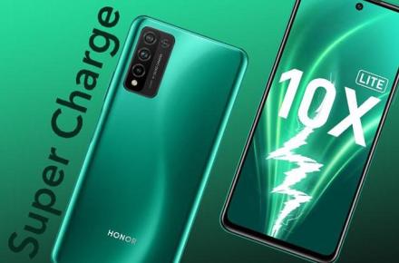 عرضه موبایل Honor ۱۰X Lite با باتری ۵ هزار میلی آمپری