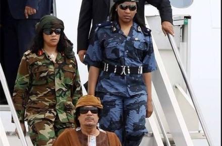 افشای هنجارشکنی محافظان زن قذافی در مسکو!