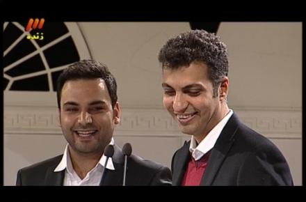 شوخی منشوری عادل با احسان علیخانی روی آنتن 90