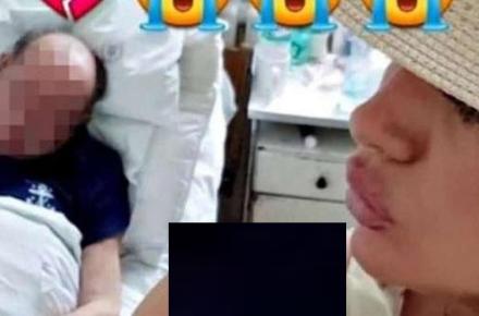 سلفی جنجالی سلبریتی زن اینستاگرام با جنازه‌ی پدرش! (+عکس)