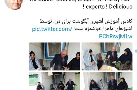 توییت سفیر آلمان درباره‌ی «آبگوشت» 