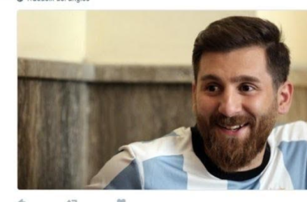 دردسر انتشار عکس بدل ایرانی مسی در شبکه های اجتماعی