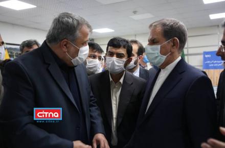 بازدید معاون اول رئیس جمهور و سرپرست وزارت صمت از نمایشگاه فرصت های ساخت داخل و رونق تولید