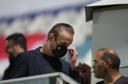 واکنش متفاوت یحیی بعد از شکست برابر سپاهان در رختکن