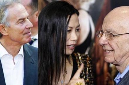 افشای رابطه غیراخلاقی تونی بلر و همسر مرداک! (+تصاویر)