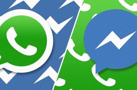 رقابت فیس‌بوک مسنجر با واتس‌اپ