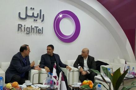 بازدید رییس پلیس راهور تهران از سالن رایتل در نمایشگاه الکامپ