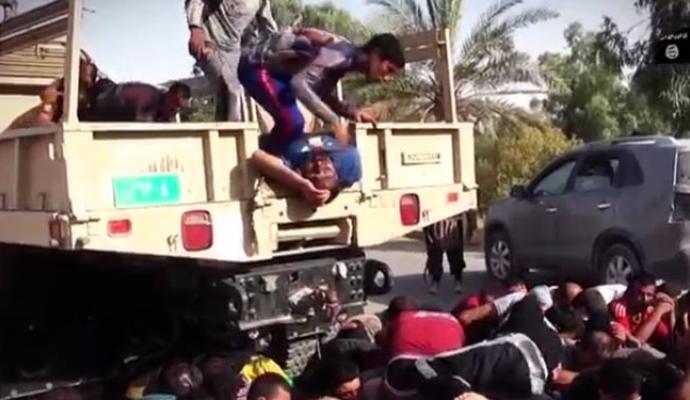 18+/ تصاویر و فیلم هولناک جنایت داعش در اسپایکر عراق