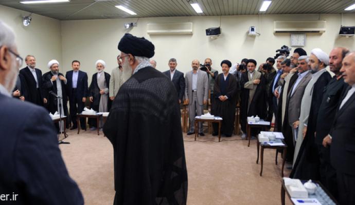 گزارش تصویری/ دیدار اعضای شورای عالی فضای مجازی با رهبر انقلاب