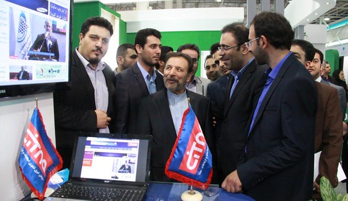 حضور وزیر ارتباطات در غرفه‎ی سیتنا در شانزدهمین نمایشگاه تلکام