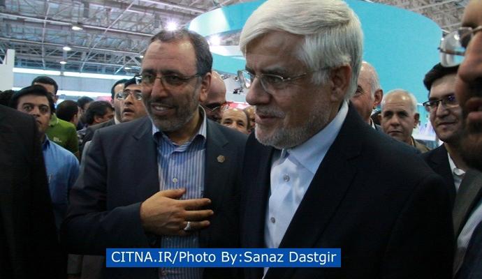 گزارش تصویری/ بازدید دکتر عارف از دستاوردهای همراه اول در نمایشگاه تلکام 2015 