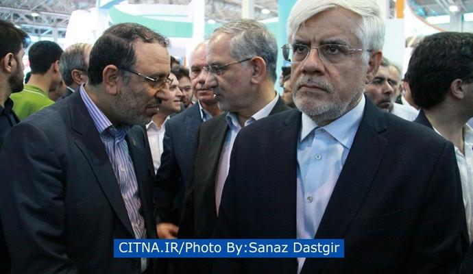 گزارش تصویری/ بازدید دکتر عارف از دستاوردهای همراه اول در نمایشگاه تلکام 2015 