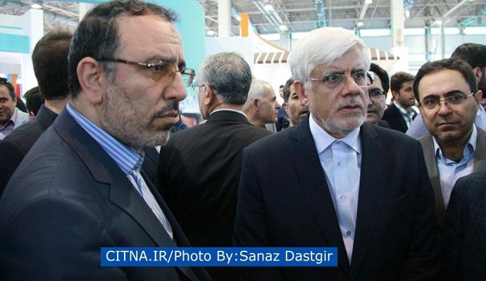 گزارش تصویری/ بازدید دکتر عارف از دستاوردهای همراه اول در نمایشگاه تلکام 2015 