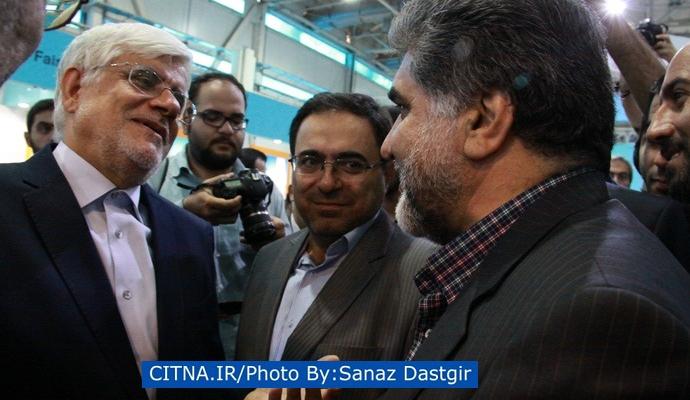 گزارش تصویری/ بازدید دکتر عارف از دستاوردهای همراه اول در نمایشگاه تلکام 2015 