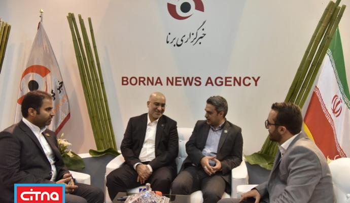 گزارش تصویری سیتنا/ بازدید مدیرعامل رایتل از نمایشگاه مطبوعات 