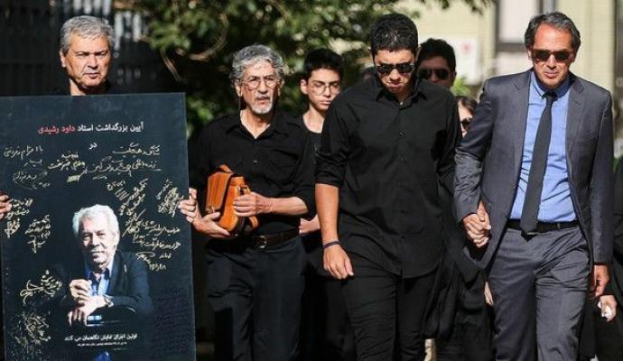 گزارش تصویری/ مراسم خاک‌سپاری داود رشیدی