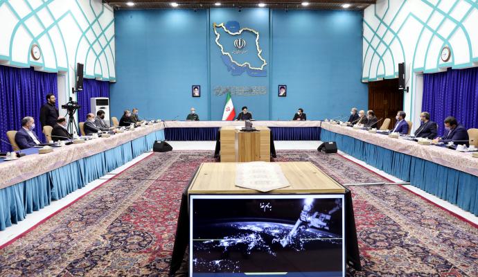 گزارش تصویری از دومین جلسه شورای‌عالی فضایی در دولت سیزدهم