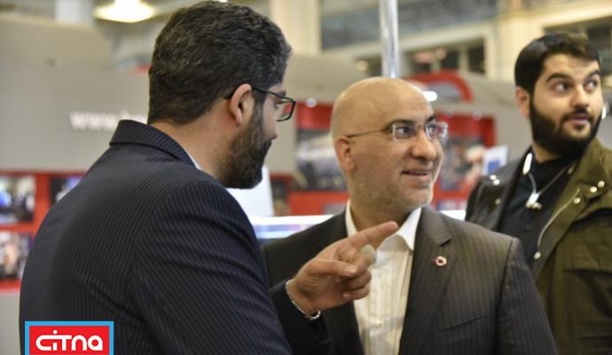 گزارش تصویری سیتنا/ بازدید مدیرعامل رایتل از نمایشگاه مطبوعات 