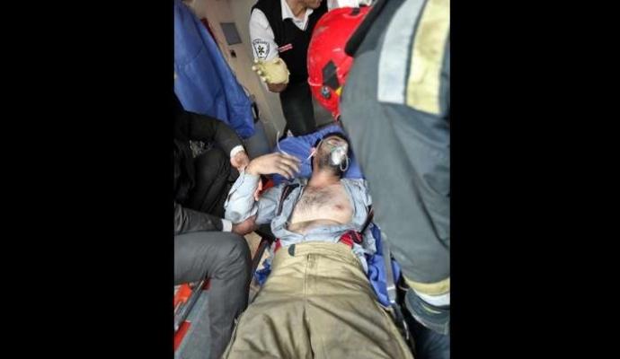 تصاویر/ آتش‌نشانان در اشک و بُهت فاجعه پلاسکو