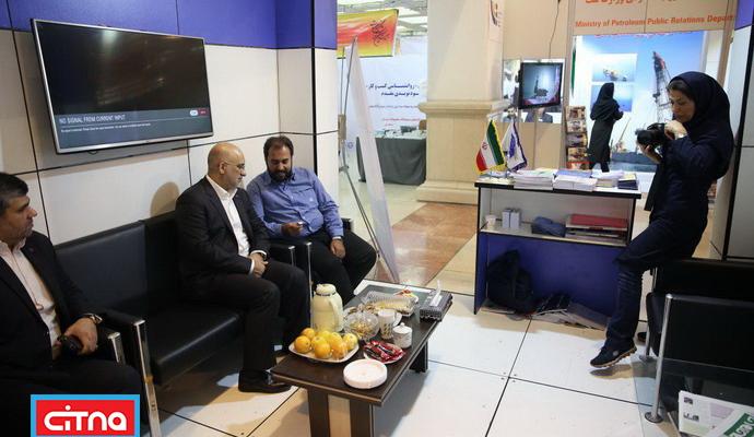 گزارش تصویری سیتنا/ بازدید مدیرعامل رایتل از نمایشگاه مطبوعات 