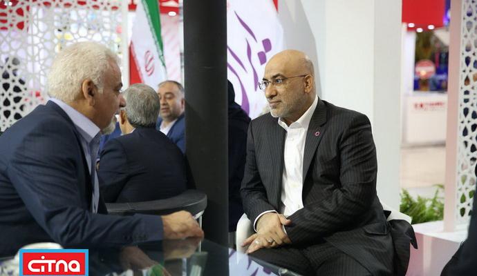 گزارش تصویری سیتنا/ بازدید مدیرعامل رایتل از نمایشگاه مطبوعات 