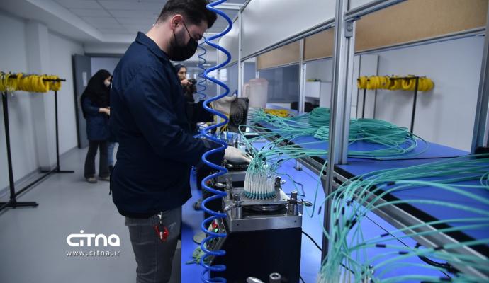 کارخانجات فعال در پروژه ملی فیبرنوری