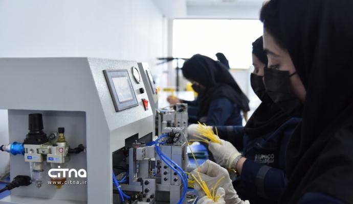 کارخانجات فعال در پروژه ملی فیبرنوری