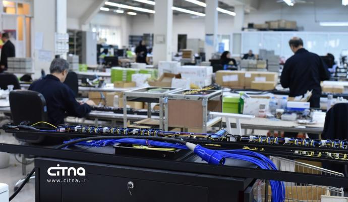 کارخانجات فعال در پروژه ملی فیبرنوری