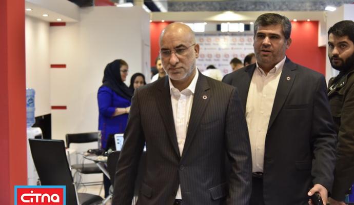 گزارش تصویری سیتنا/ بازدید مدیرعامل رایتل از نمایشگاه مطبوعات 