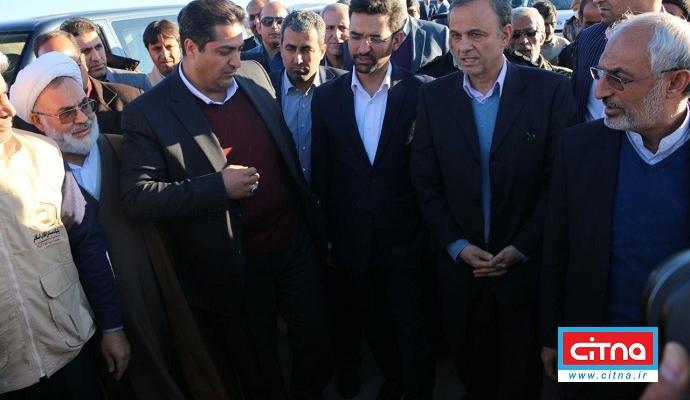 بازدید وزیر ارتباطات از مناطق زلزله زده‌ی استان کرمان (+تصاویر)