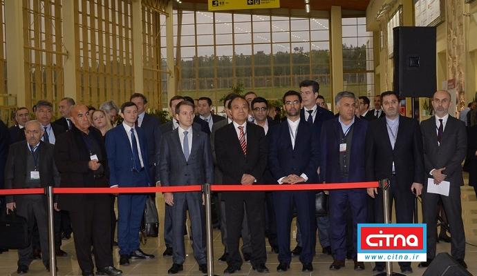 تصاویر حضور وزیر ارتباطات ایران در نمایشگاه باکوتل