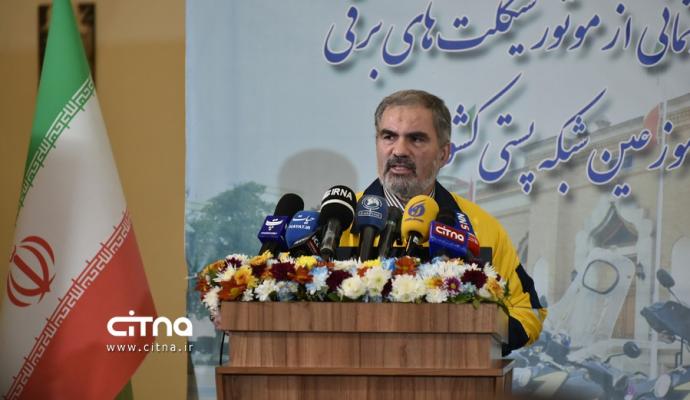 گزارش تصویری سیتنا از مراسم رونمایی از موتورسیکلت‌های برقی موزعین شبکه پستی کشور