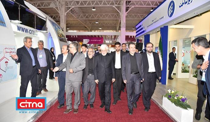 گزارش تصویری/ بازدید دکتر عارف از نوزدهمین نمایشگاه ایران تلکام