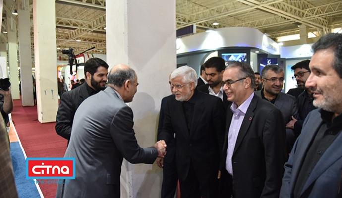 گزارش تصویری/ بازدید دکتر عارف از نوزدهمین نمایشگاه ایران تلکام