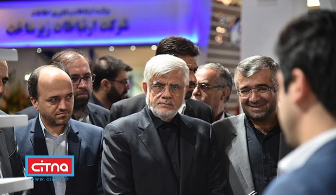 گزارش تصویری/ بازدید دکتر عارف از نوزدهمین نمایشگاه ایران تلکام