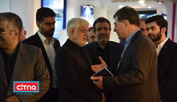 گزارش تصویری/ بازدید دکتر عارف از نوزدهمین نمایشگاه ایران تلکام