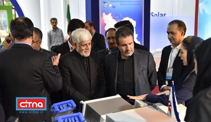 گزارش تصویری/ بازدید دکتر عارف از نوزدهمین نمایشگاه ایران تلکام