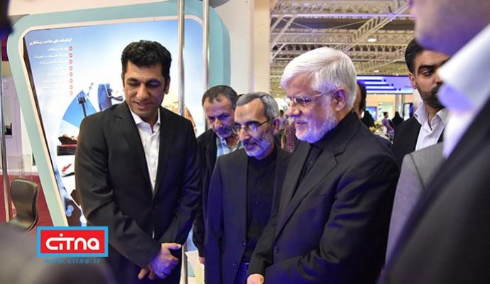 گزارش تصویری/ بازدید دکتر عارف از نوزدهمین نمایشگاه ایران تلکام