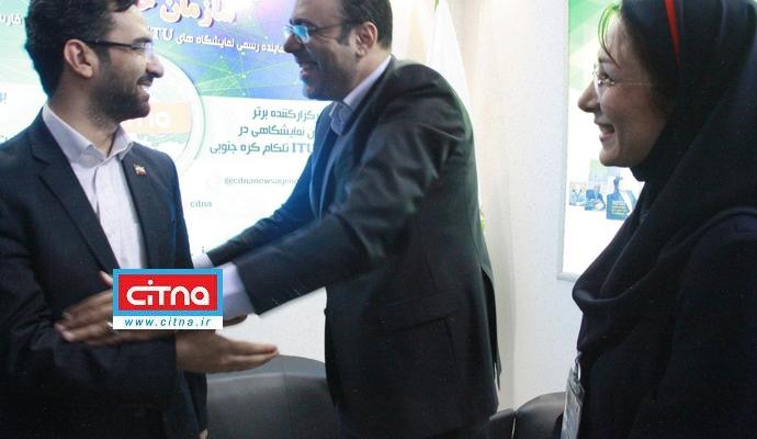 گزارش تصویری/ مهمانان سیتنا در نمایشگاه ایران تلکام 2018
