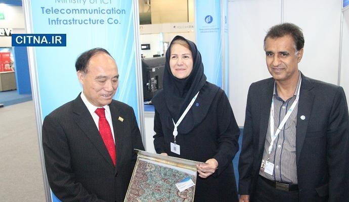 توجه ویژه‌ی دبیرکل ITU به پاویون ایران در نمایشگاه تلکام بوسان (+تصاویر)