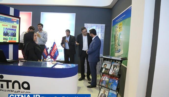 گزارش تصویری/ حضور معاون وزیر ارتباطات و مدیرعامل زیرساخت در غرفه‌ی سیتنا و نسل چهارم در تلکام
