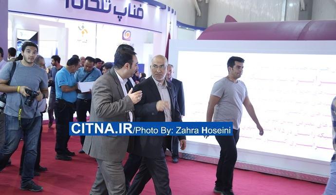 گزارش تصویری سیتنا/ بازدید چندین ساعته‌ی وزیر ارتباطات از نمایشگاه ایران تلکام ۲۰۱۶