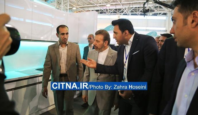 گزارش تصویری سیتنا/ بازدید دکتر واعظی از سالن همراه اول در نمایشگاه تلکام